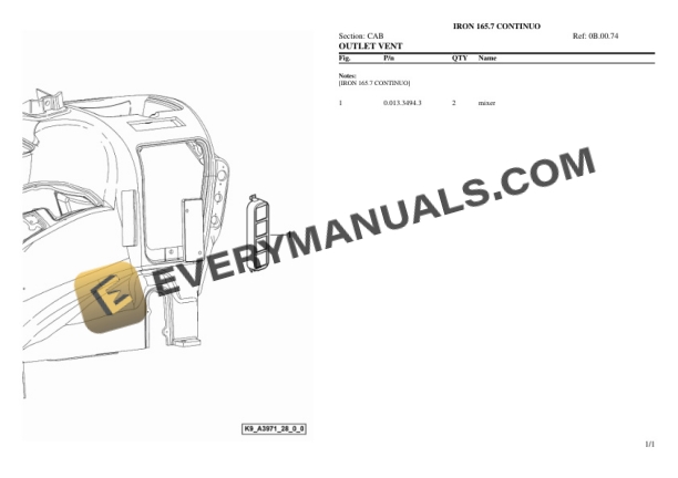 Same IRON 165.7 CONTINUO Tractor Parts Catalog PDF 7 Same IRON 165.7 CONTINUO Tractor Parts Catalog PDF - Image 5