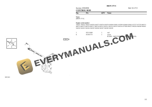 Same IRON 175 S Tractor Parts Catalog PDF 4 Same IRON 175 S Tractor Parts Catalog PDF - Image 2