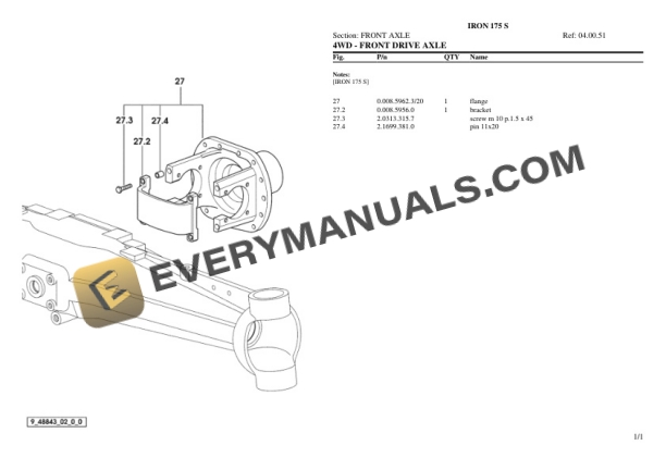 Same IRON 175 S Tractor Parts Catalog PDF 5 Same IRON 175 S Tractor Parts Catalog PDF - Image 3