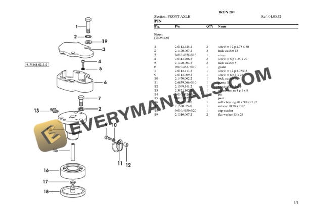Same IRON 200 Tractor Parts Catalog PDF 5 Same IRON 200 Tractor Parts Catalog PDF - Image 3
