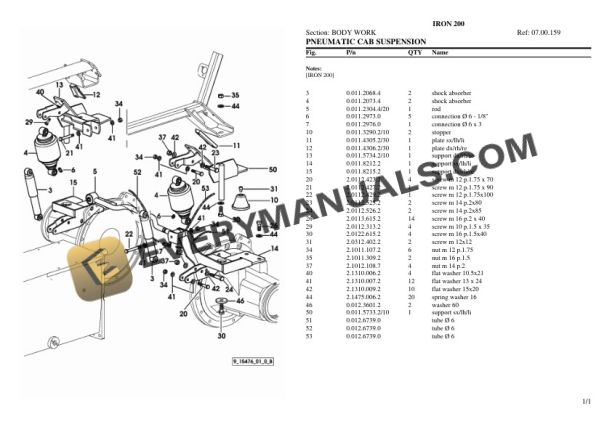 Same IRON 200 Tractor Parts Catalog PDF 6 Same IRON 200 Tractor Parts Catalog PDF - Image 4