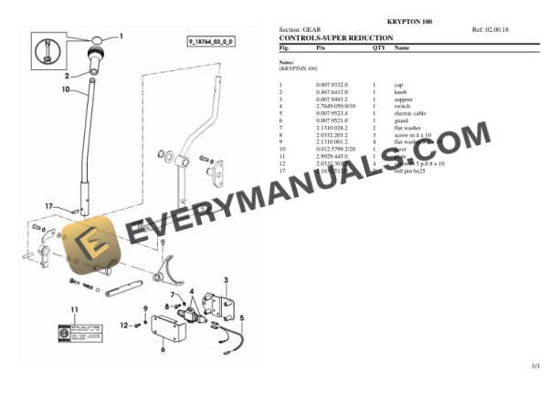 Same KRYPTON 100 Tractor Parts Catalog PDF-3