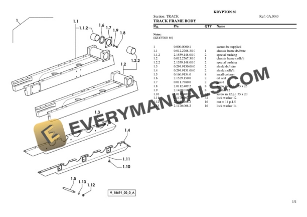 Same KRYPTON 80 Tractor Parts Catalog PDF-5