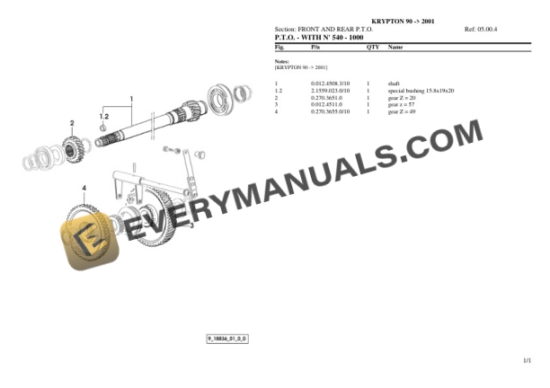 Same KRYPTON 90 (2001) Tractor Parts Catalog PDF 5 Same KRYPTON 90 (2001) Tractor Parts Catalog PDF-3
