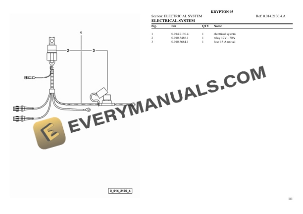 Same KRYPTON 95 Tractor Parts Catalog PDF-5