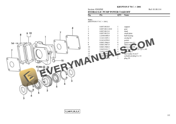 Same KRYPTON F 78 C (2001) Tractor Parts Catalog PDF 6 Same KRYPTON F 78 C (2001) Tractor Parts Catalog PDF-4