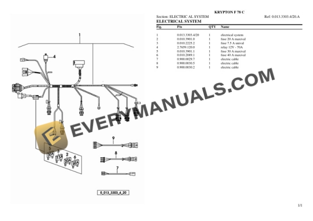 Same KRYPTON F 78 C Tractor Parts Catalog PDF 5 Same KRYPTON F 78 C Tractor Parts Catalog PDF-3