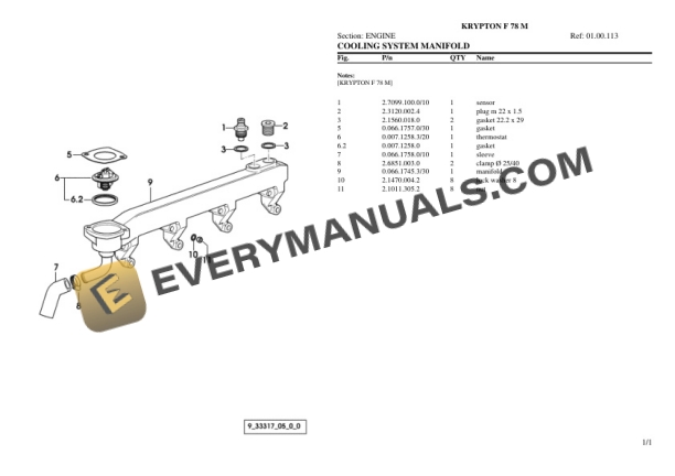 Same KRYPTON F 78 M Tractor Parts Catalog PDF 6 Same KRYPTON F 78 M Tractor Parts Catalog PDF-4