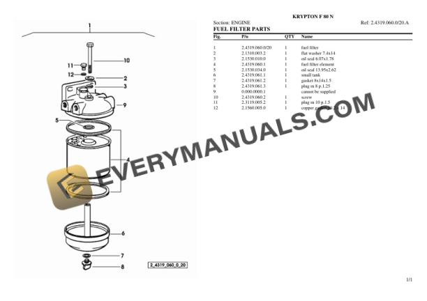 Same KRYPTON F 80 N Tractor Parts Catalog PDF 6 Same KRYPTON F 80 N Tractor Parts Catalog PDF-4