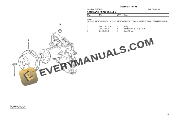 Same KRYPTON F 88 M Tractor Parts Catalog PDF 6 Same KRYPTON F 88 M Tractor Parts Catalog PDF-4