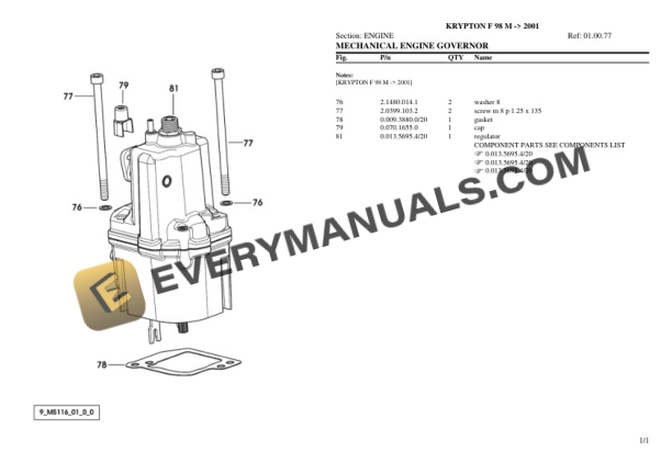 Same KRYPTON F 98 M (2001) Tractor Parts Catalog PDF 4 Same KRYPTON F 98 M (2001) Tractor Parts Catalog PDF-2