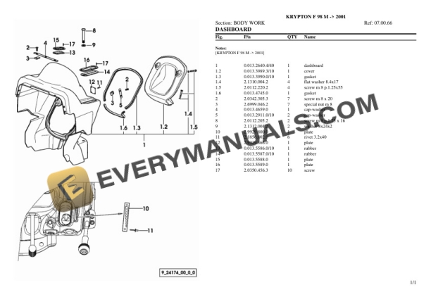 Same KRYPTON F 98 M (2001) Tractor Parts Catalog PDF 6 Same KRYPTON F 98 M (2001) Tractor Parts Catalog PDF-4