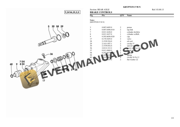 Same KRYPTON F 98 N Tractor Parts Catalog PDF 5 Same KRYPTON F 98 N Tractor Parts Catalog PDF-3