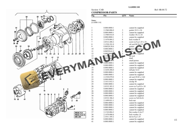 Same LASER 110 Tractor Parts Catalog PDF-5