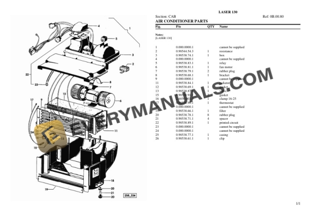 Same LASER 130 Tractor Parts Catalog PDF-5