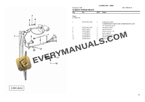 Same LASER 150 (6001) Tractor Parts Catalog PDF-5