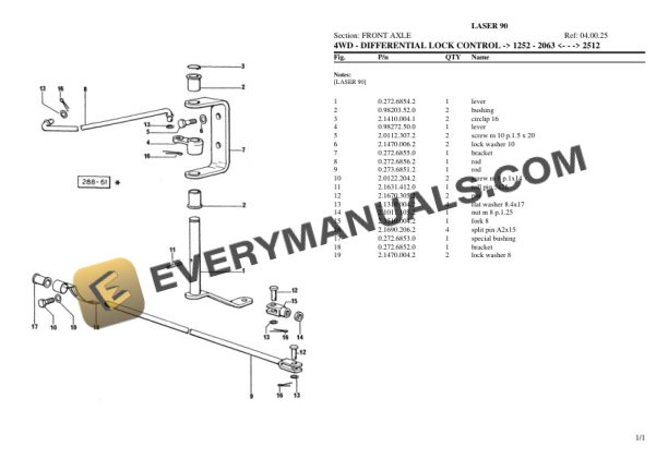 Same LASER 90 Tractor Parts Catalog PDF 5 Same LASER 90 Tractor Parts Catalog PDF-3