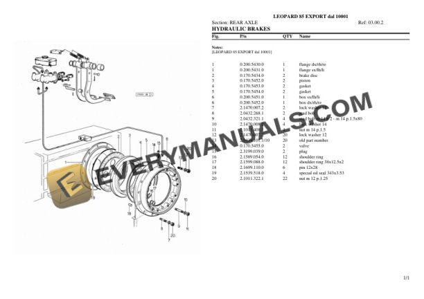 Same LEOPARD 85 EXPORT dal 10001 Tractor Parts Catalog PDF 5 Same LEOPARD 85 EXPORT dal 10001 Tractor Parts Catalog PDF - Image 3