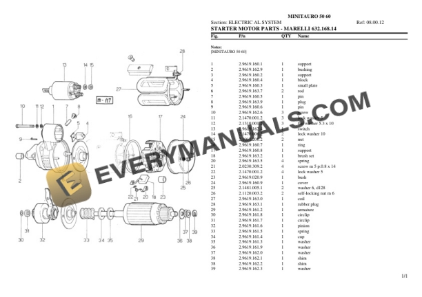 Same MINITAURO 50 60 Tractor Parts Catalog PDF 7 Same MINITAURO 50 60 Tractor Parts Catalog PDF-5