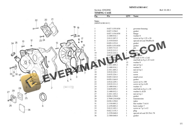 Same MINITAURO 60 C Tractor Parts Catalog PDF 4 Same MINITAURO 60 C Tractor Parts Catalog PDF-2
