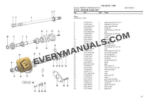 Same OLAR 50 (5300) Tractor Parts Catalog PDF-3