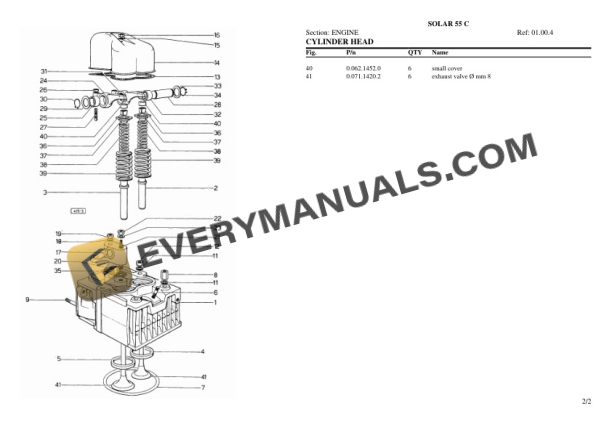 Same OLAR 55 C Tractor Parts Catalog PDF 4 Same OLAR 55 C Tractor Parts Catalog PDF-2