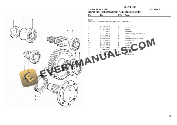 Same OLAR 55 C Tractor Parts Catalog PDF 5 Same OLAR 55 C Tractor Parts Catalog PDF-3