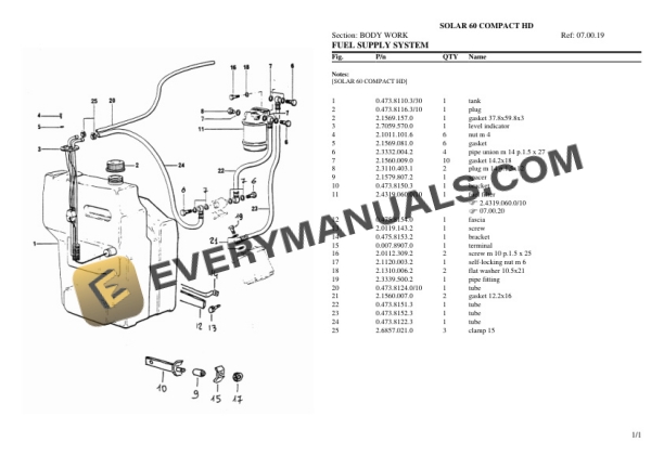 Same OLAR 60 COMPACT HD Tractor Parts Catalog PDF-4