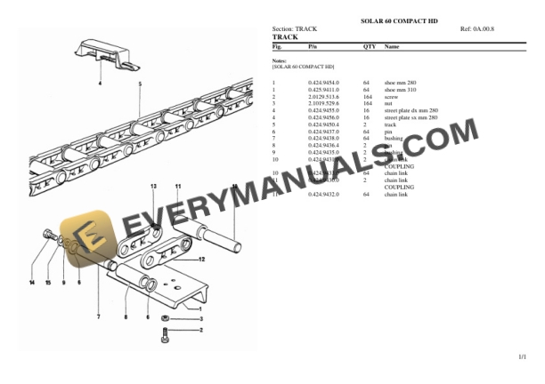 Same OLAR 60 COMPACT HD Tractor Parts Catalog PDF-5