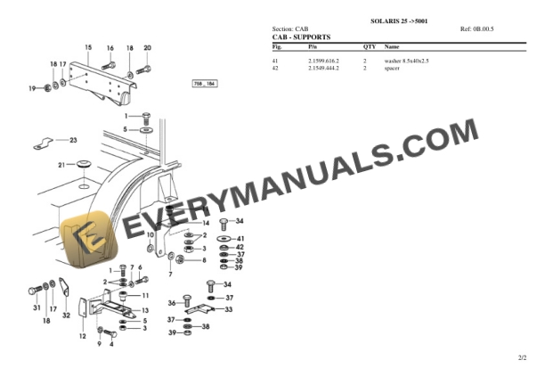 Same OLARIS 25 (5001) Tractor Parts Catalog PDF 7 Same OLARIS 25 (5001) Tractor Parts Catalog PDF - Image 5