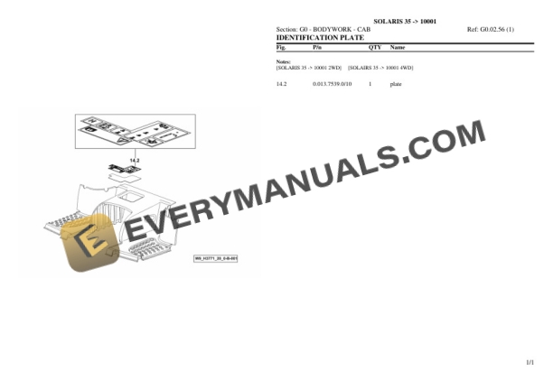 Same OLARIS 35 (10001) Tractor Parts Catalog PDF 5 Same OLARIS 35 (10001) Tractor Parts Catalog PDF - Image 3