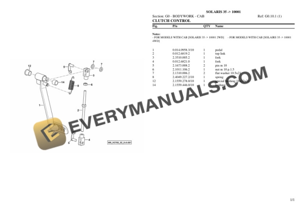 Same OLARIS 35 (10001) Tractor Parts Catalog PDF 6 Same OLARIS 35 (10001) Tractor Parts Catalog PDF - Image 4