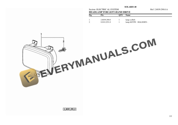 Same OLARIS 40 Tractor Parts Catalog PDF 7 Same OLARIS 40 Tractor Parts Catalog PDF - Image 5