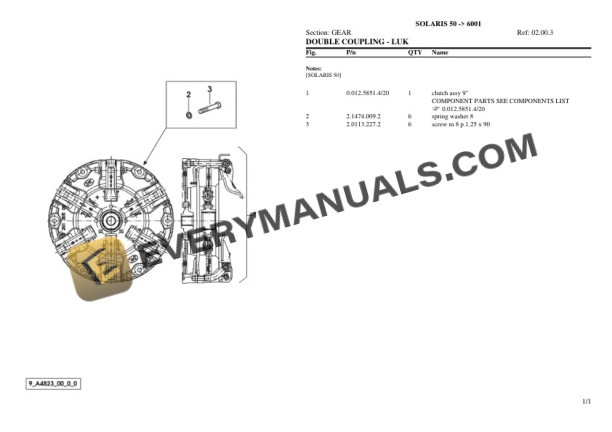 Same OLARIS 50 (6001) Tractor Parts Catalog PDF 4 Same OLARIS 50 (6001) Tractor Parts Catalog PDF - Image 2