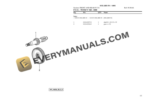 Same OLARIS 50 (6001) Tractor Parts Catalog PDF 5 Same OLARIS 50 (6001) Tractor Parts Catalog PDF - Image 3