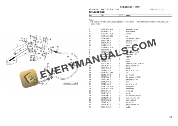 Same OLARIS 55 (10001) Tractor Parts Catalog PDF 6 Same OLARIS 55 (10001) Tractor Parts Catalog PDF - Image 4