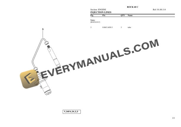 Same ROCK 60 C Tractor Parts Catalog PDF-2