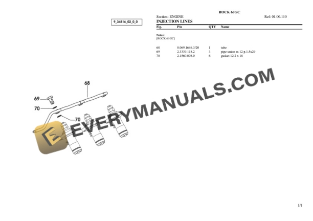 Same ROCK 60 SC Tractor Parts Catalog PDF-2