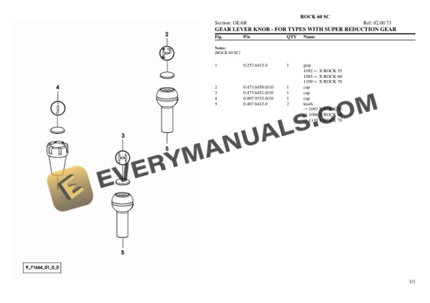 Same ROCK 60 SC Tractor Parts Catalog PDF-3