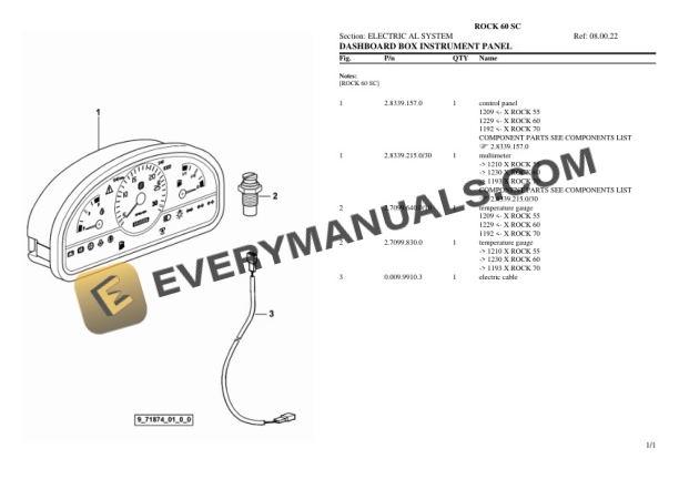 Same ROCK 60 SC Tractor Parts Catalog PDF-5