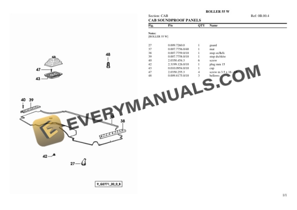 Same ROLLER 55 W Tractor Parts Catalog PDF 7 Same ROLLER 55 W Tractor Parts Catalog PDF-5