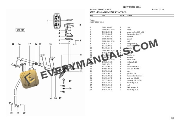 Same ROW CROP 1006 Tractor Parts Catalog PDF 5 Same ROW CROP 1006 Tractor Parts Catalog PDF - Image 3