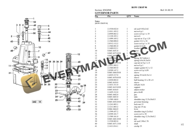 Same ROW CROP 90 Tractor Parts Catalog PDF 4 Same ROW CROP 90 Tractor Parts Catalog PDF-2
