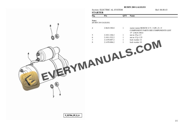 Same RUBIN 200 GALILEO Tractor Parts Catalog PDF 6 Same RUBIN 200 GALILEO Tractor Parts Catalog PDF - Image 4