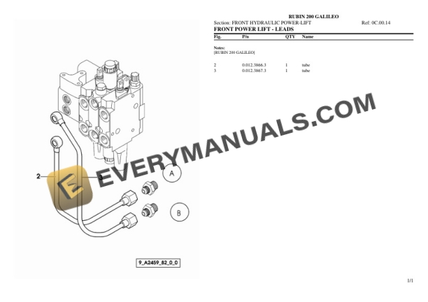 Same RUBIN 200 GALILEO Tractor Parts Catalog PDF 7 Same RUBIN 200 GALILEO Tractor Parts Catalog PDF - Image 5