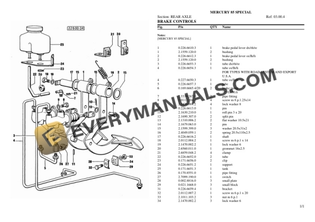 Same ry CURY 85 SPECIAL Tractor Parts Catalog PDF 5 Same ry CURY 85 SPECIAL Tractor Parts Catalog PDF-3