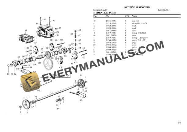 Same SATURNO 80 SYNCHRO Tractor Parts Catalog PDF 7 Same SATURNO 80 SYNCHRO Tractor Parts Catalog PDF-5