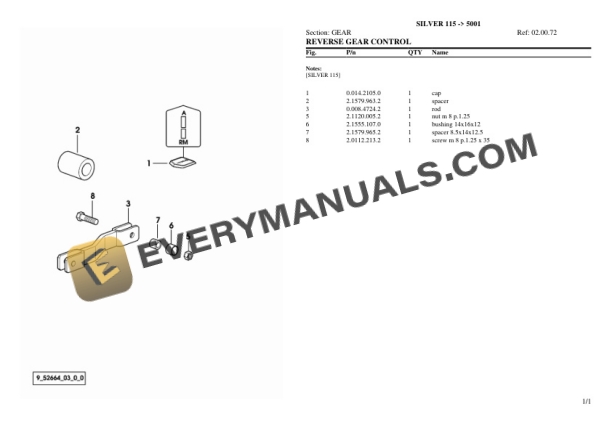 Same SILVER 115 (5001) Tractor Parts Catalog PDF 4 Same SILVER 115 (5001) Tractor Parts Catalog PDF - Image 2