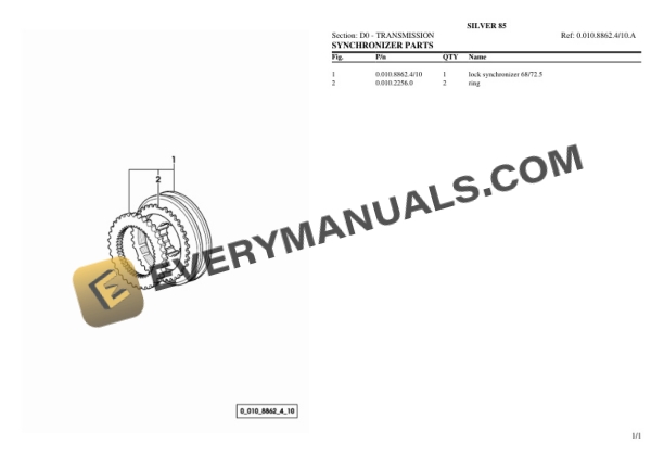 Same SILVER 85 Tractor Parts Catalog PDF 4 Same SILVER 85 Tractor Parts Catalog PDF - Image 2