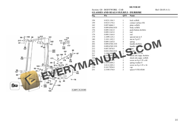 Same SILVER 85 Tractor Parts Catalog PDF 5 Same SILVER 85 Tractor Parts Catalog PDF - Image 3